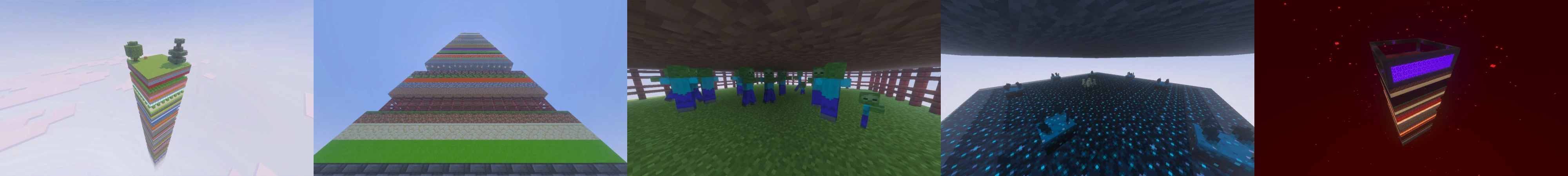 Maizencraft - One-Chunk Tower panorama