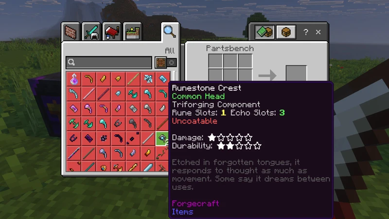 Скриншот FORGECRAFT: WEAPONS & TOOLS ADD-ON! [1.1] №2