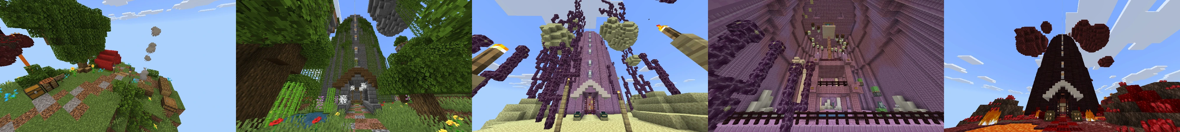 Maizencraft - Treasure Towers panorama