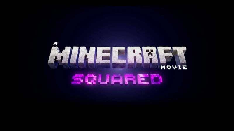 Minecraft Movie Squared logo