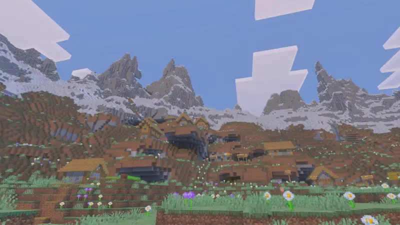 View of the village
