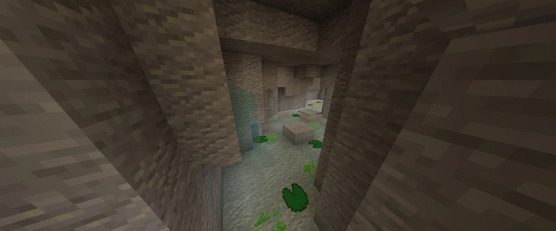 Cave location with river