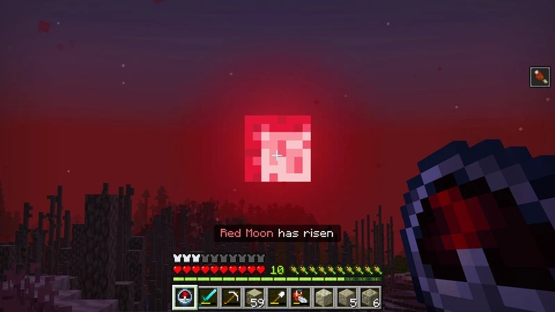 Скриншот HorrorCraft Add-On 1.1: ОБИТАТЕЛИ, БИОМЫ и многое другое №3
