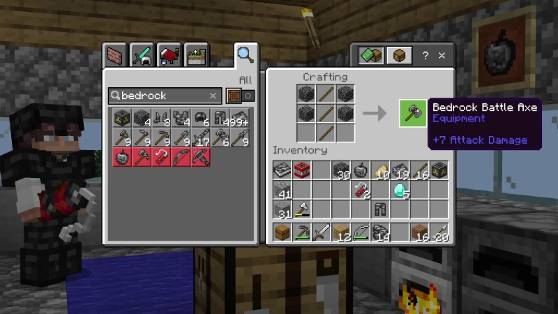 Скриншот Bedrock Tools Add-On №2