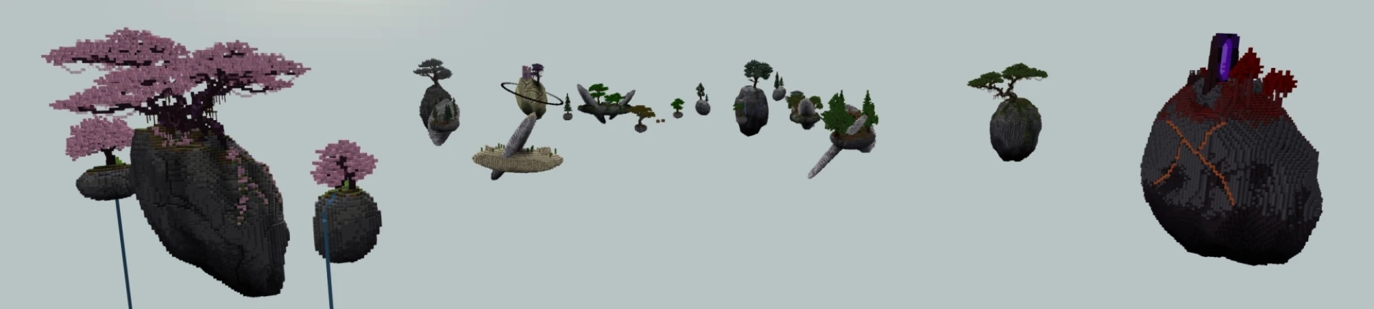 Skyblock One Block panorama