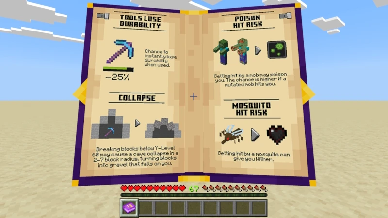 Скриншот Harder on Bedrock Add-On №4