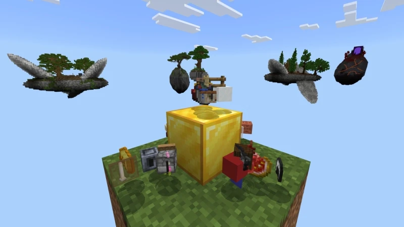 Скриншот Skyblock One Block №1