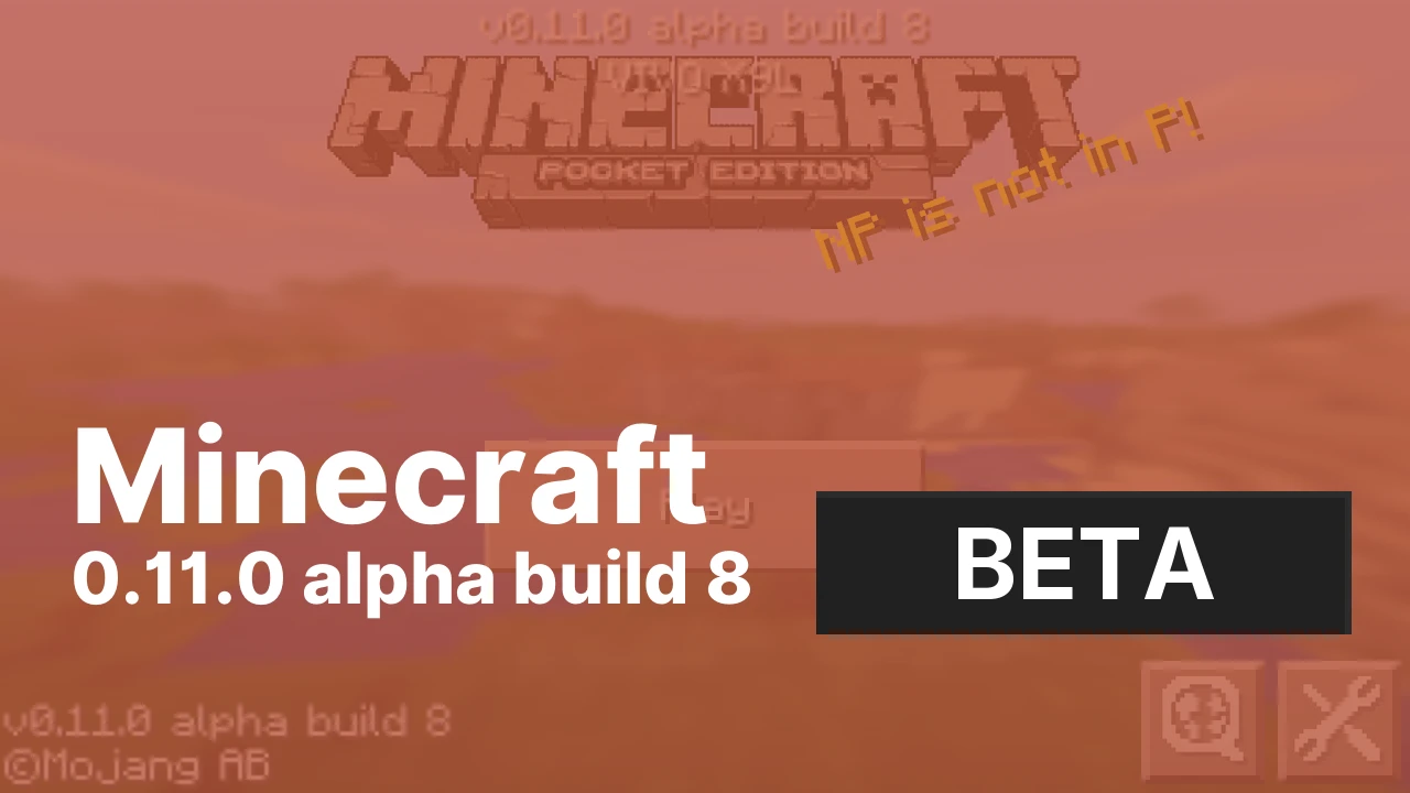 Minecraft 0.11.0 build 8 [Beta]
