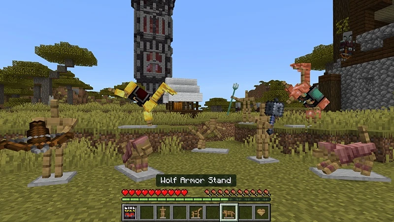 Скриншот Armor Stand Soldiers Add-On 1.1 №4