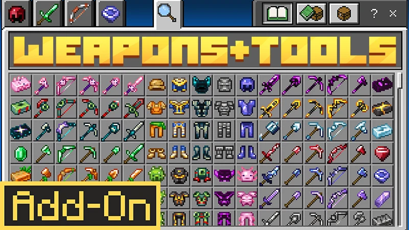 Дополнение Weapons + Tools