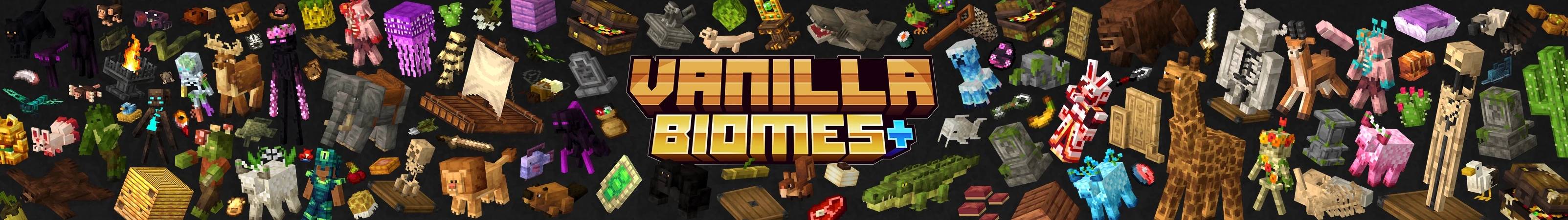Vanilla Biomes+ 1.1 Add-On panorama