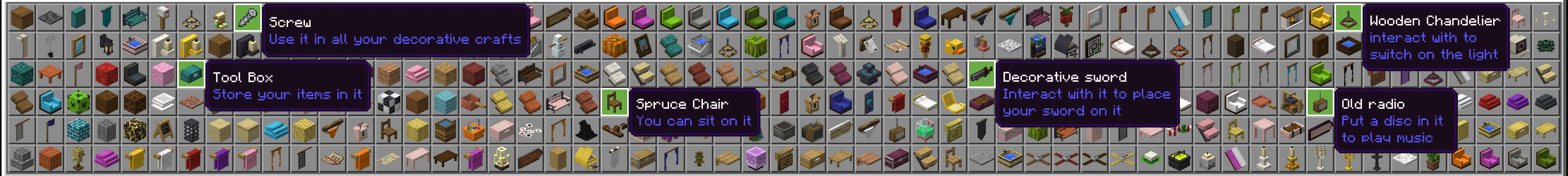 Furniture panorama