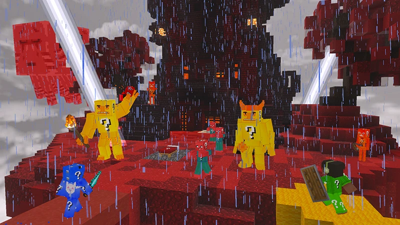 Скриншот Lucky Block Bed Wars №3