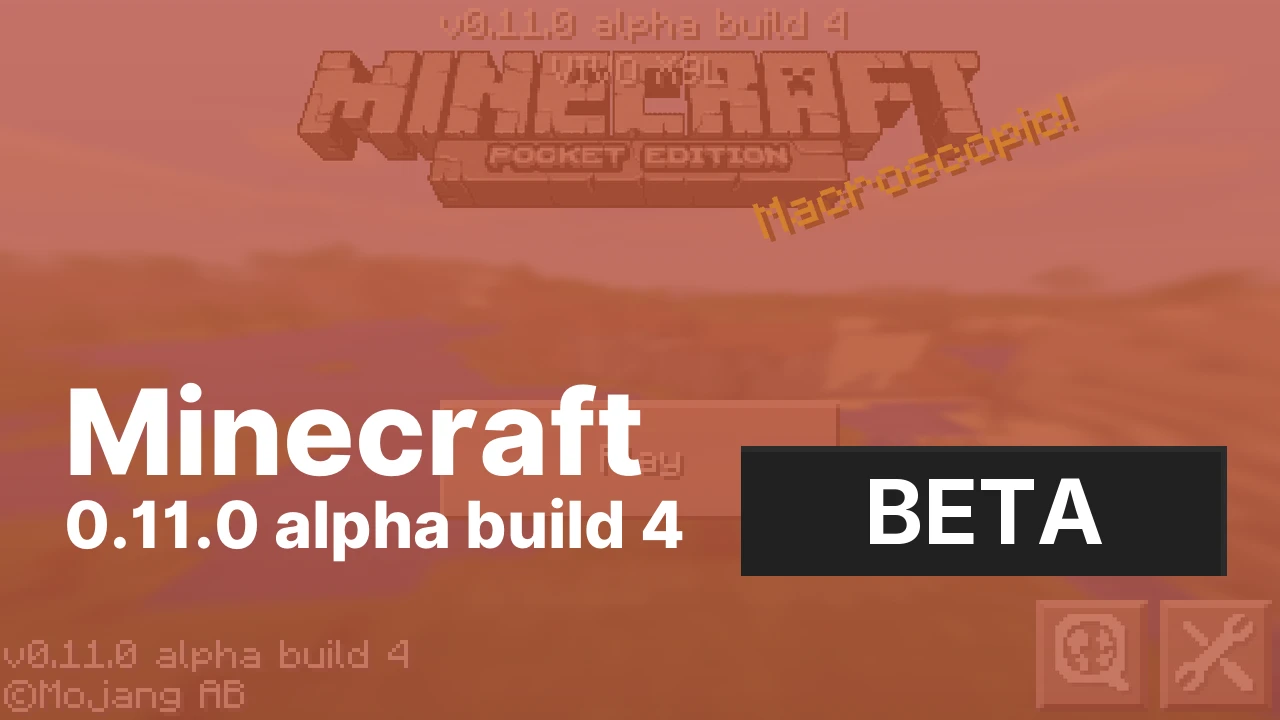 Minecraft 0.11.0 build 4 [Beta]