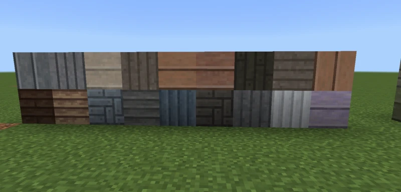 Screenshot of some blocks