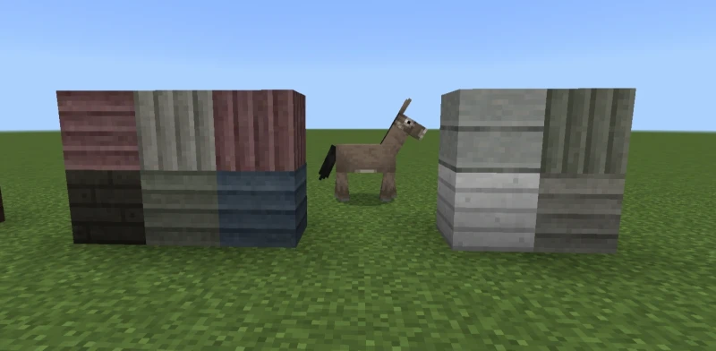 Blocks with lines