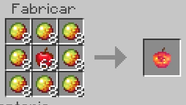 Крафт пылающего яблока