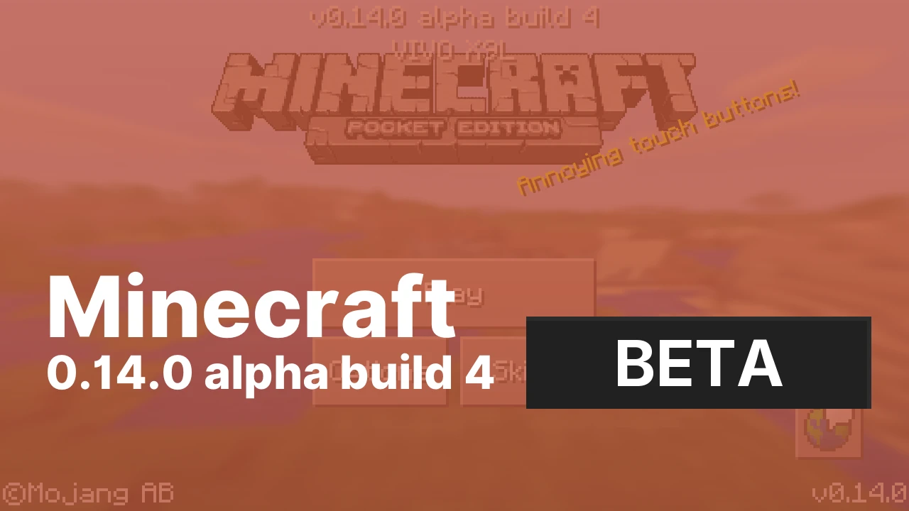 Minecraft 0.14.0 build 4 [Beta]