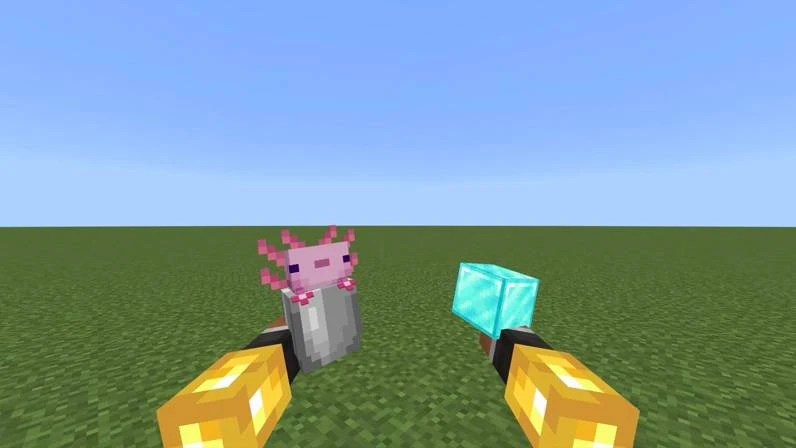 3D руки с золотой бронёй