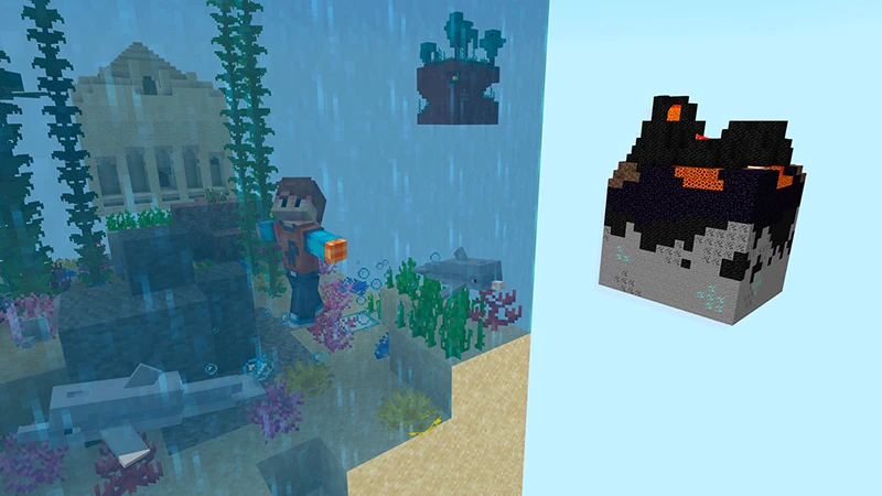 Скриншот Extreme Survival Biome Blocks №5