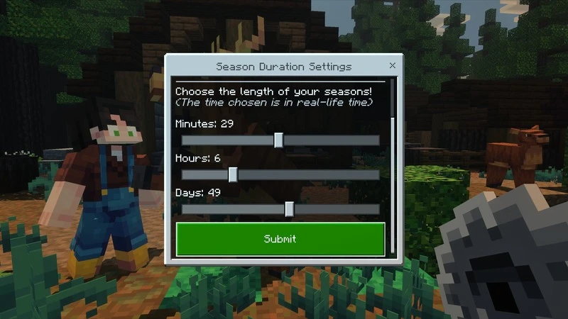Скриншот СЕЗОНЫ Add-On 1.3.5 №6
