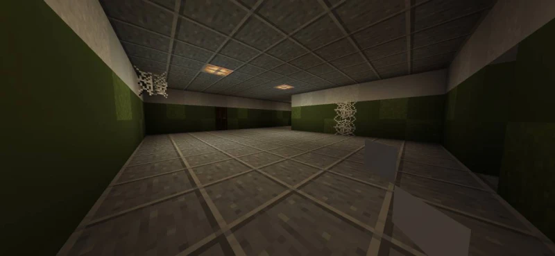 Dimly lit room