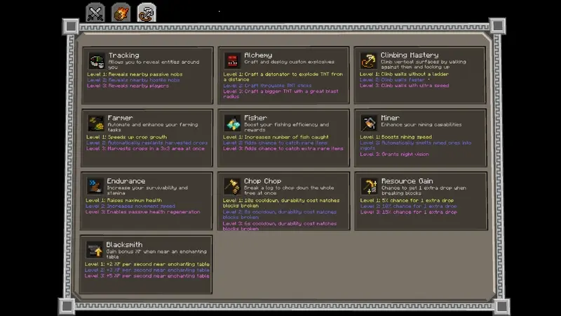 Скриншот Player Skills Pro Add-On №1