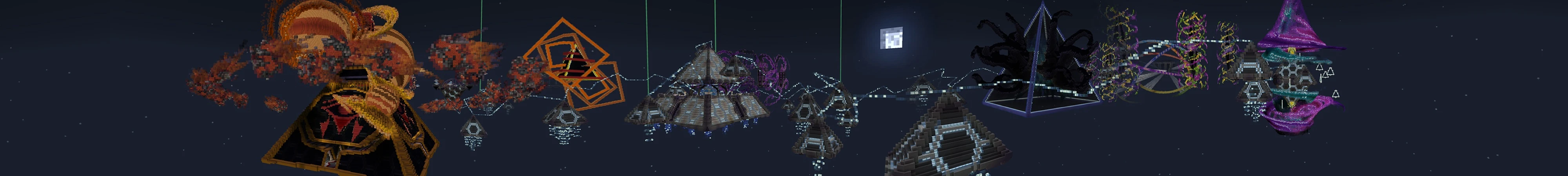 Space Pyramids panorama
