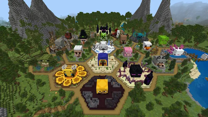 Скриншот Mob Heads Village №1