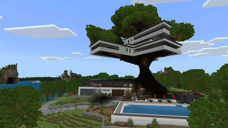 Скриншот MODERN TREE MANSION №1
