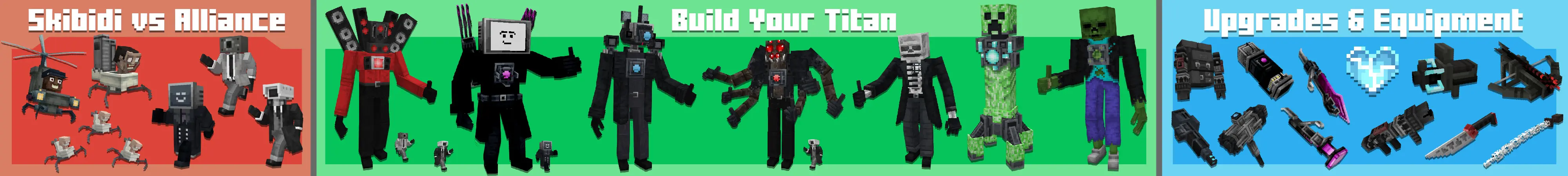 Skibidi Toilet Titan Wars panorama