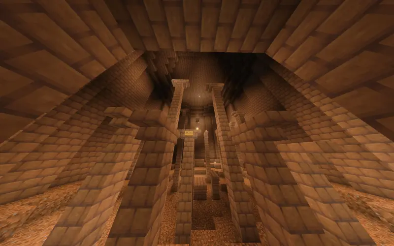 Ruins in the cave