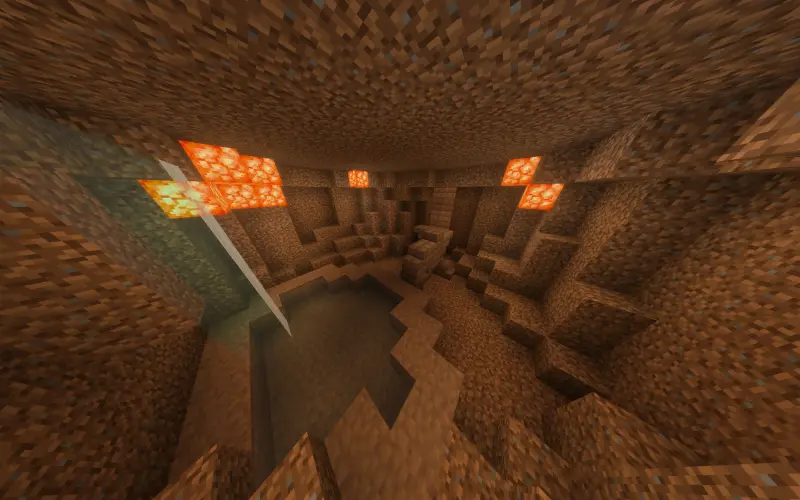 Muddy cave