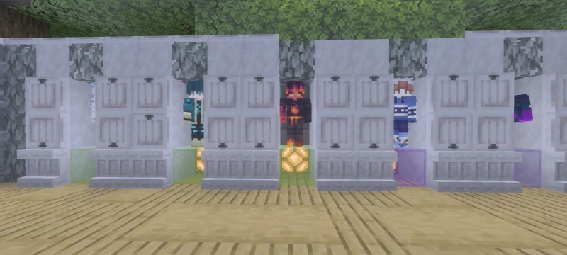 Character selection on the map