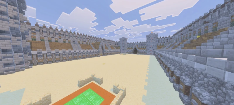 Arena for battles with friends