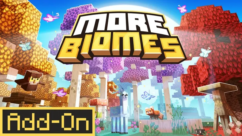 Дополнение MORE BIOMES