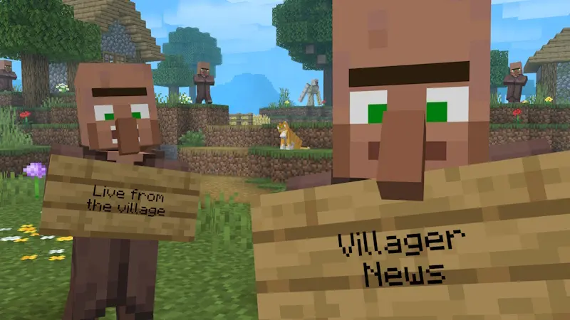 Скриншот Villager News 1.0 Add-On №1