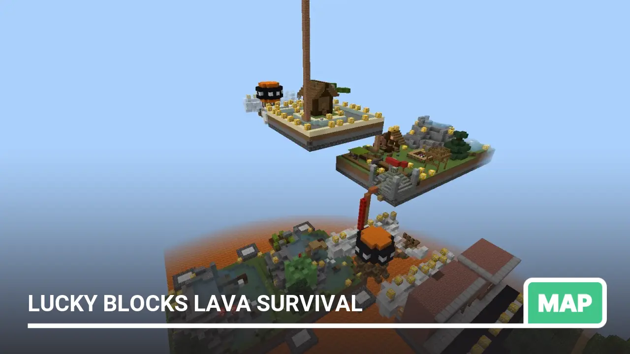 Map: Lucky Blocks Lava Survival