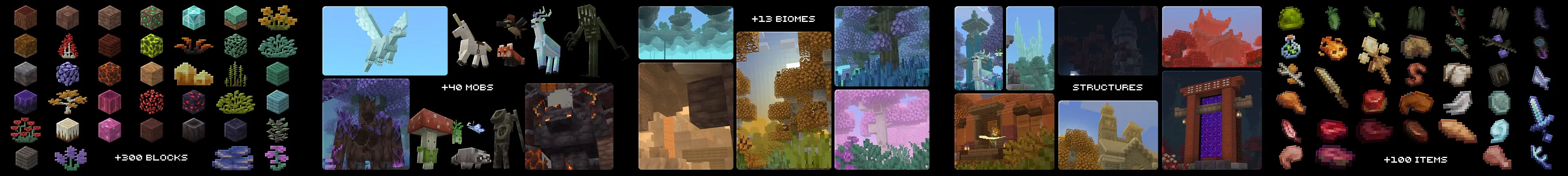 Дополнение MORE BIOMES panorama