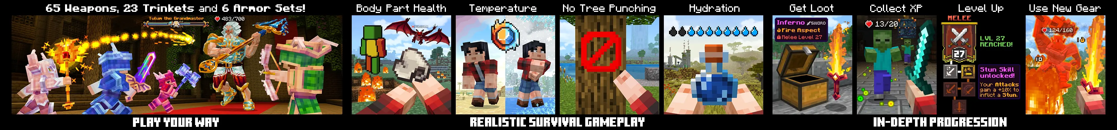RLCraft Bedrock Edition 1.3 panorama