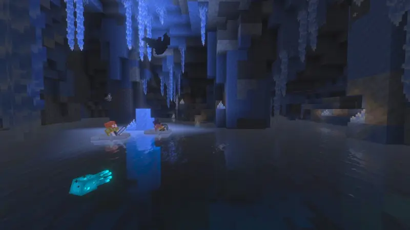 Lake in an Ice Cave