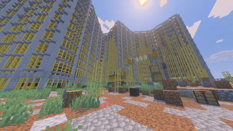 Building under construction in Murino