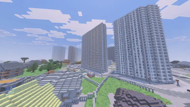 High-rises in the city of Murino