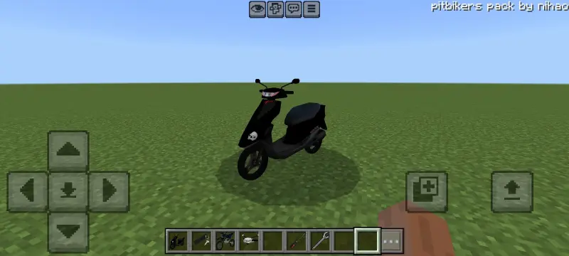 Nukem scooter on the ground
