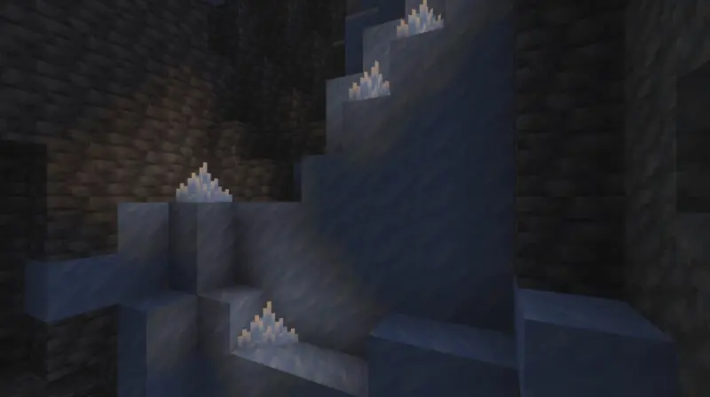 Ice Crystals in a cave