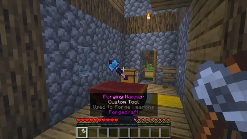 Скриншот FORGECRAFT: WEAPONS & TOOLS ADD-ON! [1.1] №4