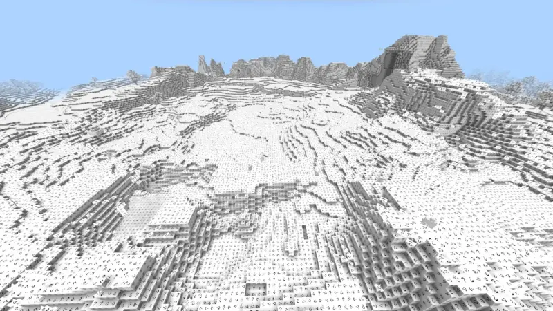 A world of white blocks
