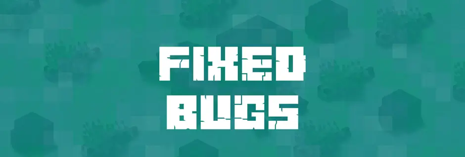Bug fixes in the beta